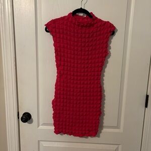 Charlotte Russe Pink Popcorn Dress